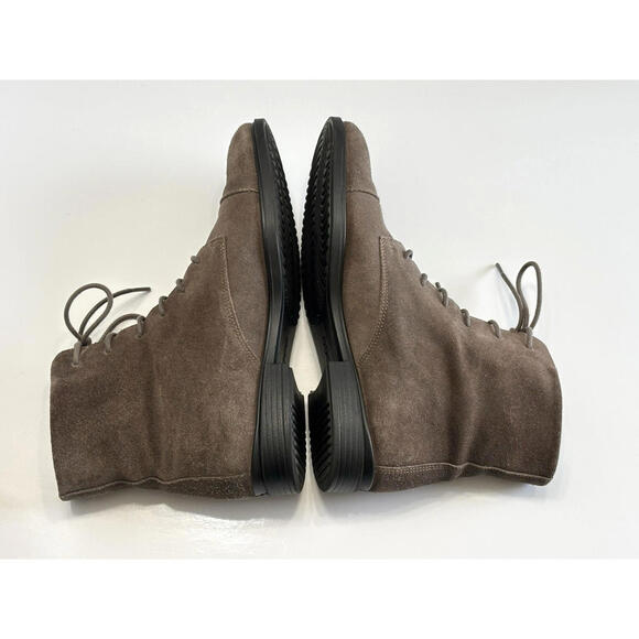 ECCO Touch 15 Chukka Boots Women's Taupe Brown Suede Combat Lace Up Size 40/US 9 - Picture 7 of 14